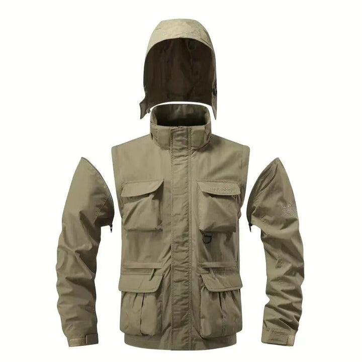 Wasserdichter Herren Militär-Mantel