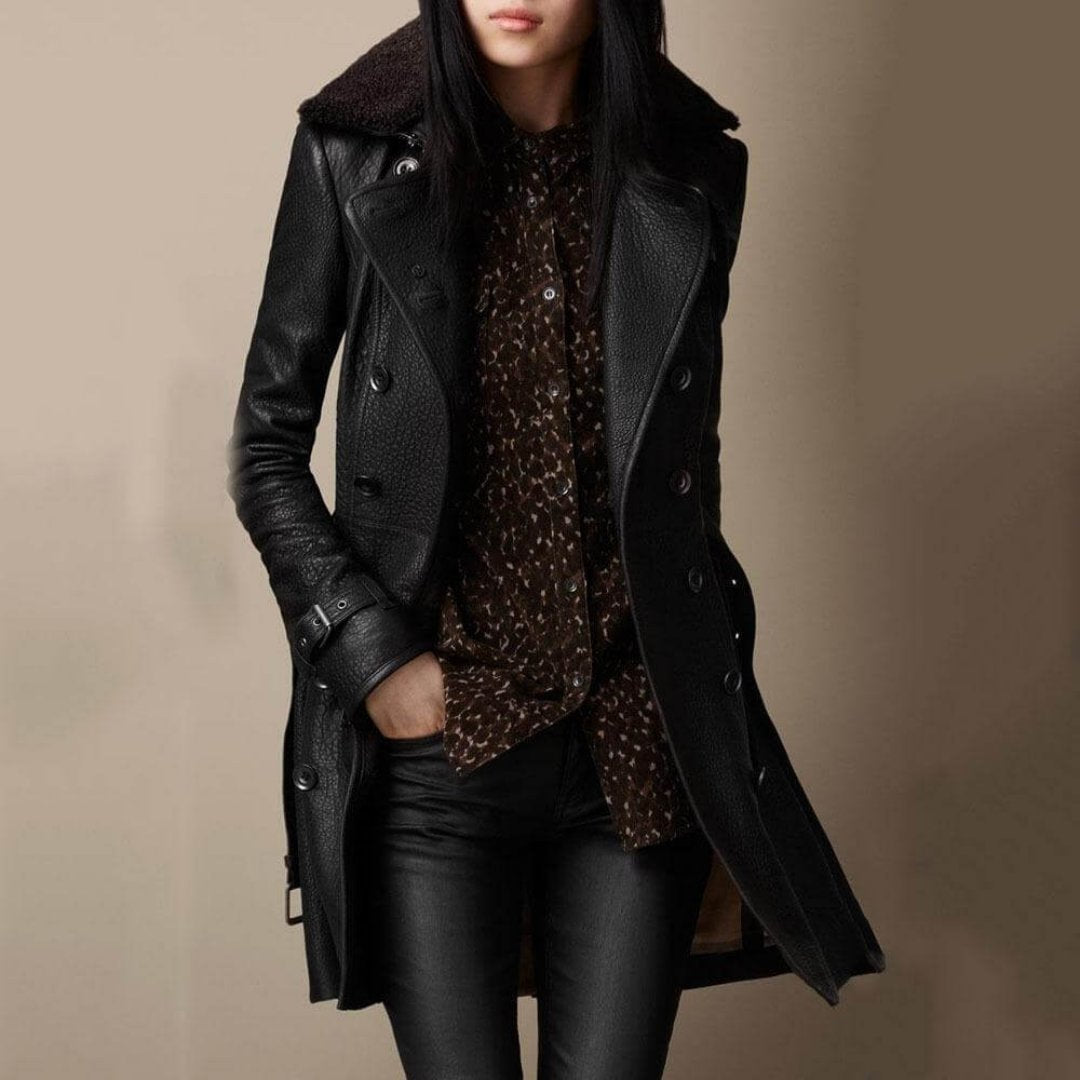 Eleganter langer Mantel für Damen
