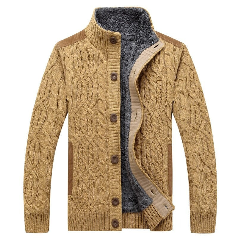 Heren Strickjacke - Wollen Warmte voor de Winter