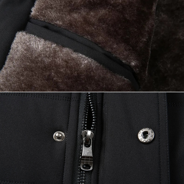 Winterjacke mit mehreren Taschen für Herren