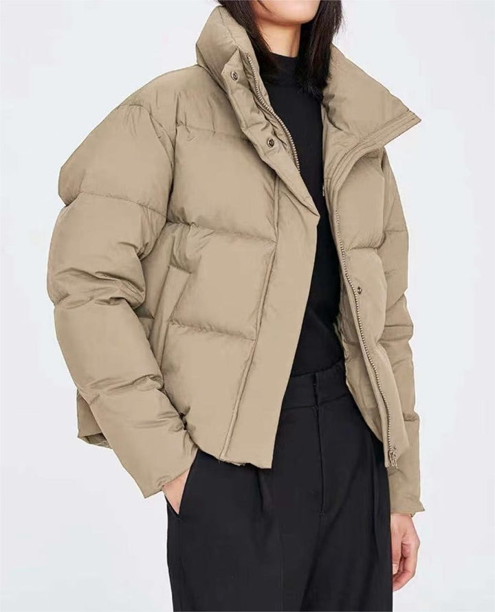 Gekürzte Pufferjacke für Damen