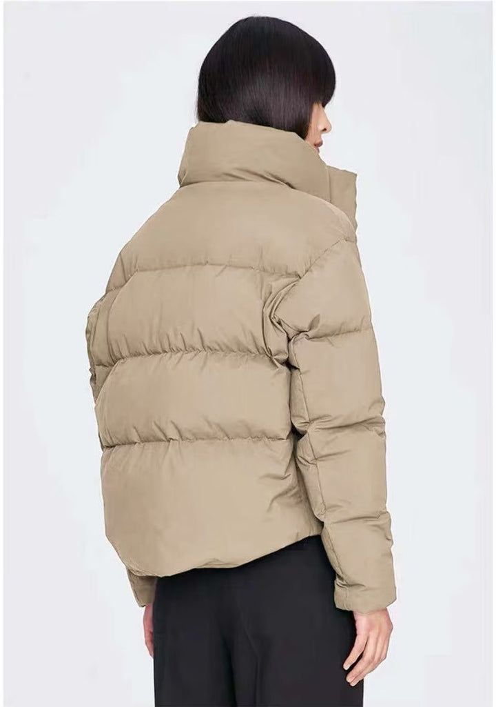 Gekürzte Pufferjacke für Damen