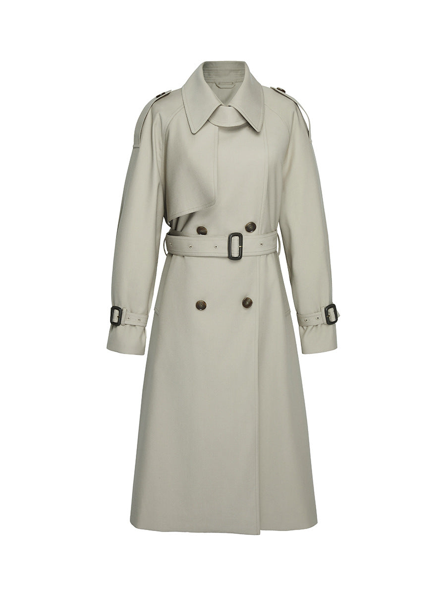 Klassischer Damen-Trenchcoat mit Gürtel