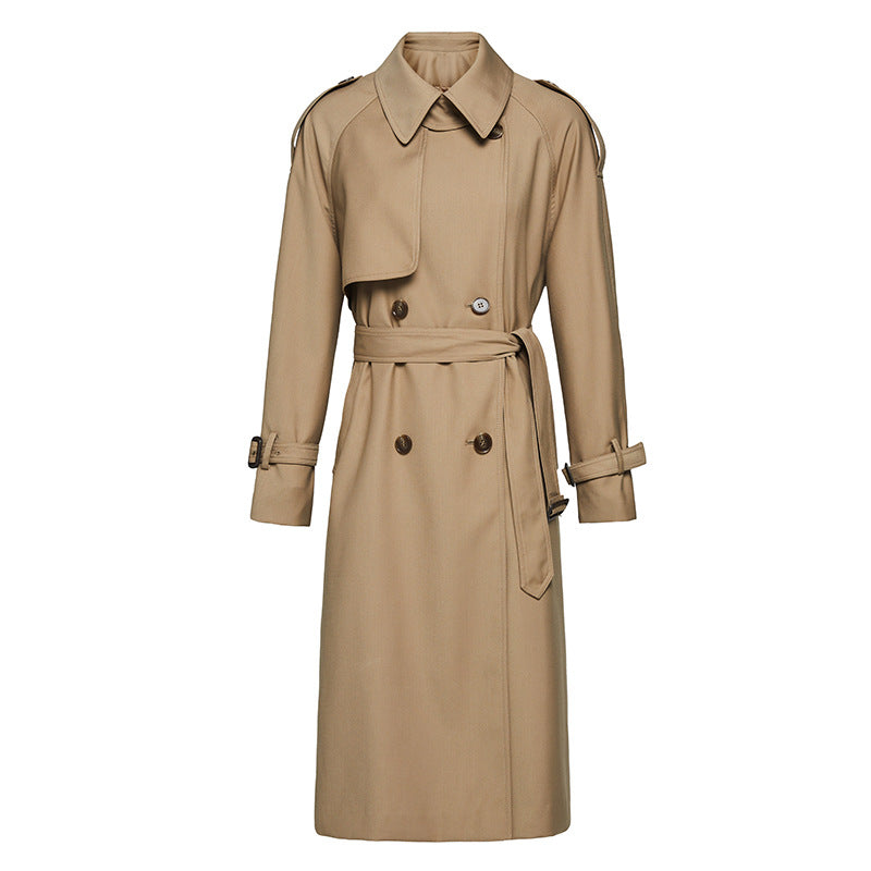 Klassischer Damen-Trenchcoat mit Gürtel