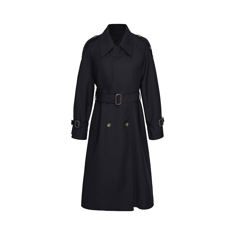 Klassischer Damen-Trenchcoat mit Gürtel