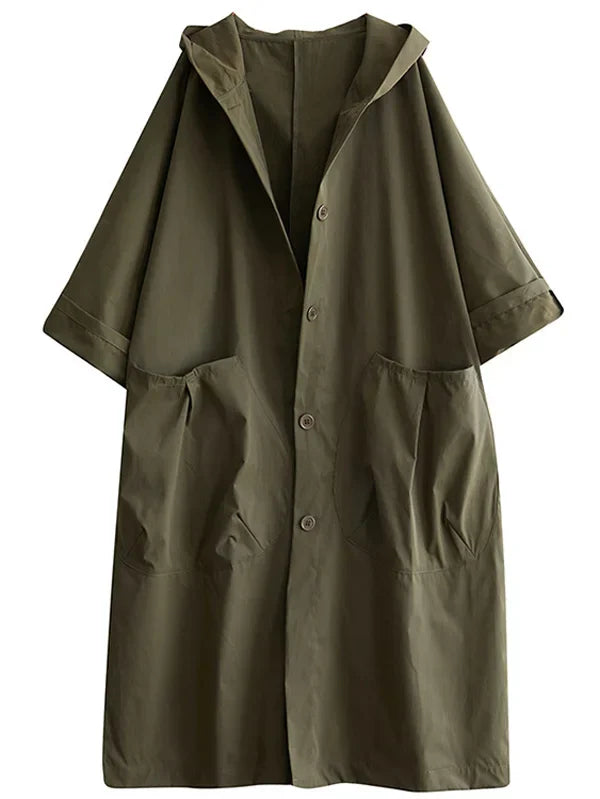 Trenchcoat mit Kapuze für Damen