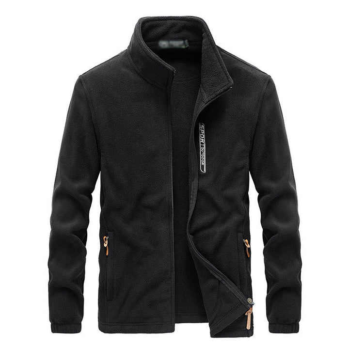 Warme Herrenjacke mit Stehkragen