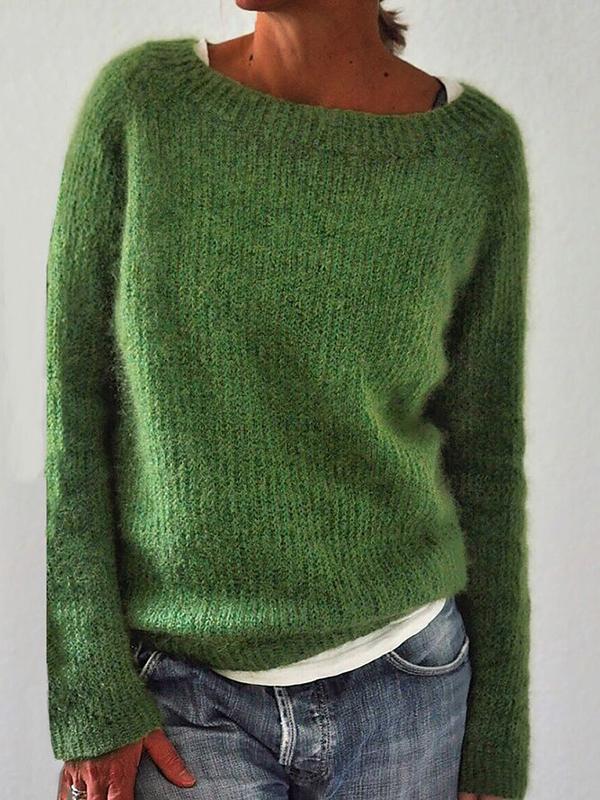 Grüner Pullover für Damen