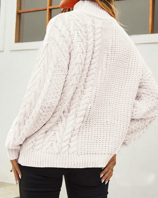 Strickpullover mit Rollkragen für Damen