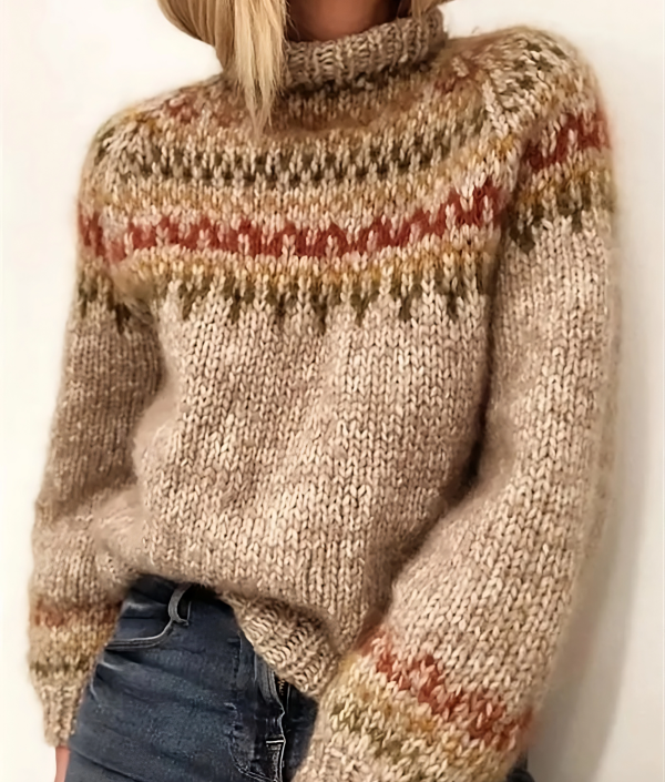 Modischer Rollkragenpullover für Damen