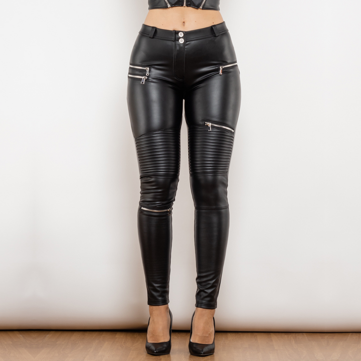 Stylische Schwarze Enge Hosen für Damen