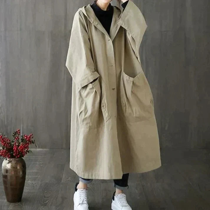 Trenchcoat mit Eingrifftaschen für Damen