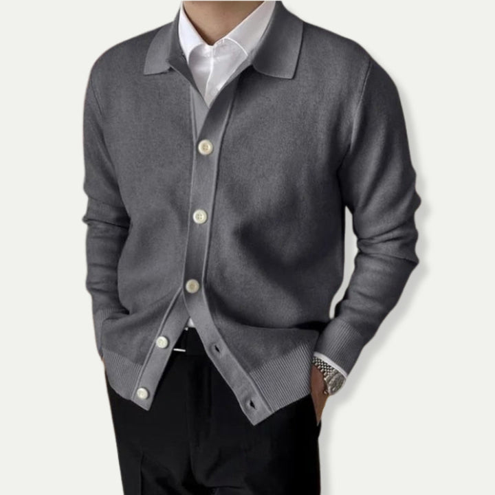 Elegante klassische Herren Strickjacke