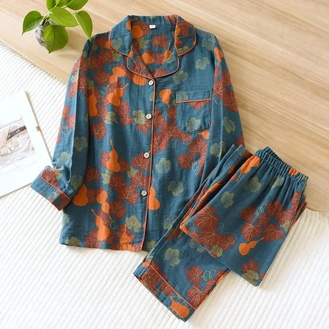 Bedrucktes Pyjama-Set für Damen