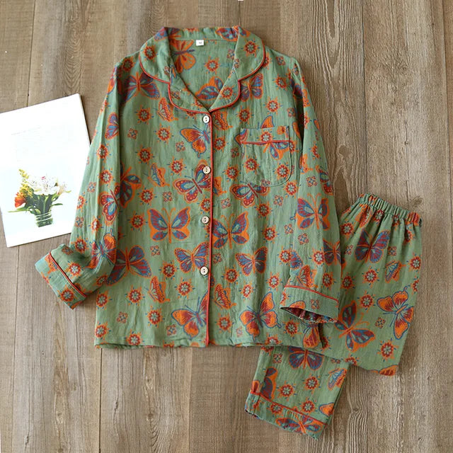 Bedrucktes Pyjama-Set für Damen