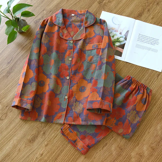 Bedrucktes Pyjama-Set für Damen