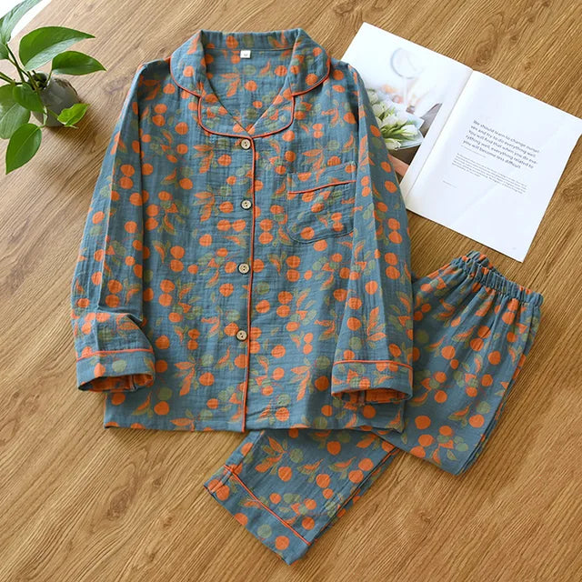 Bedrucktes Pyjama-Set für Damen