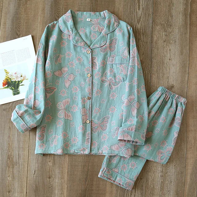 Bedrucktes Pyjama-Set für Damen