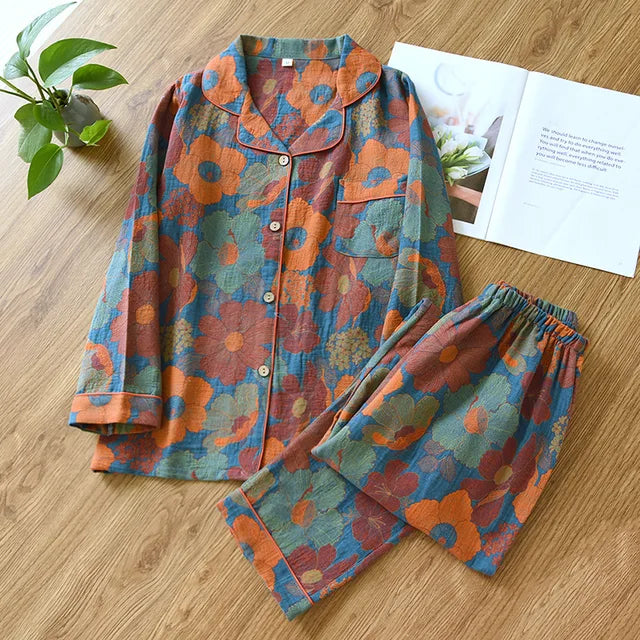 Bedrucktes Pyjama-Set für Damen