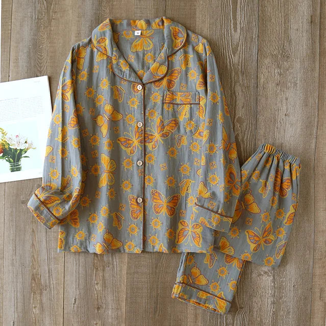 Bedrucktes Pyjama-Set für Damen