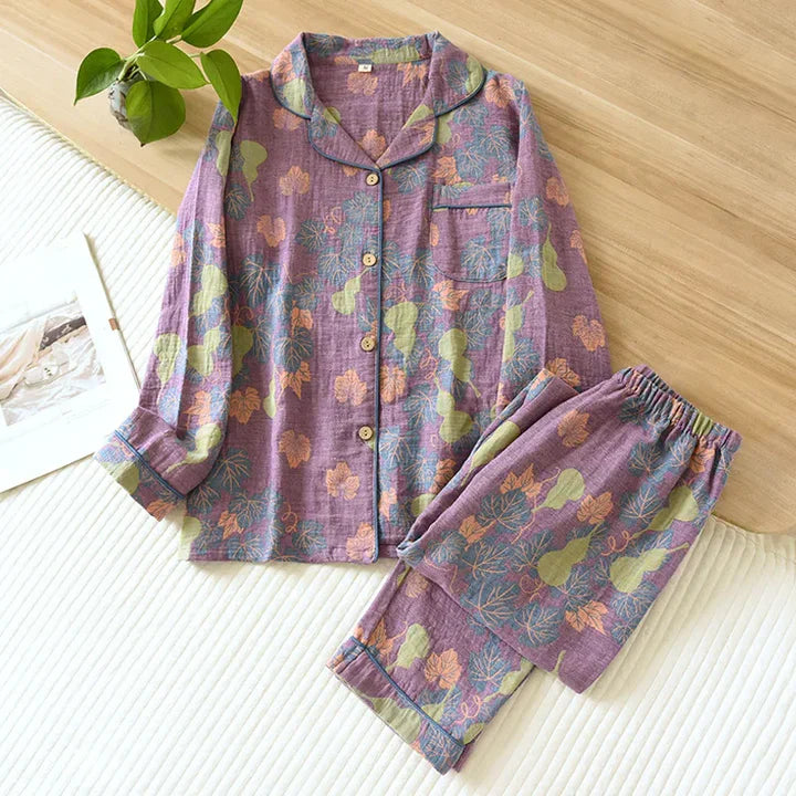 Bedrucktes Pyjama-Set für Damen