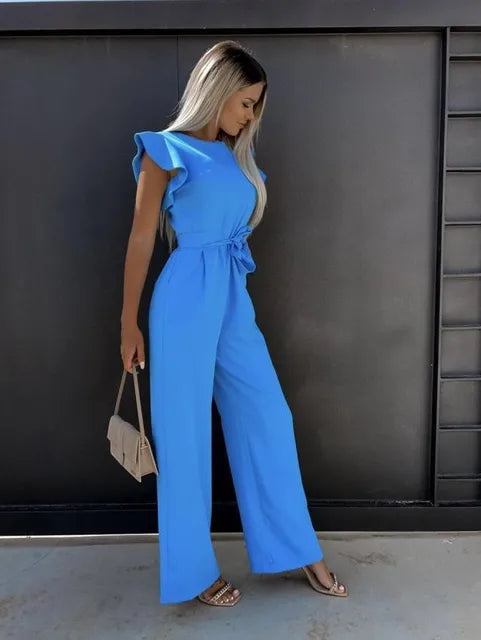 Eleganter Jumpsuit mit Gürtel für Damen