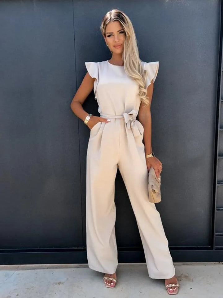 Eleganter Jumpsuit mit Gürtel für Damen