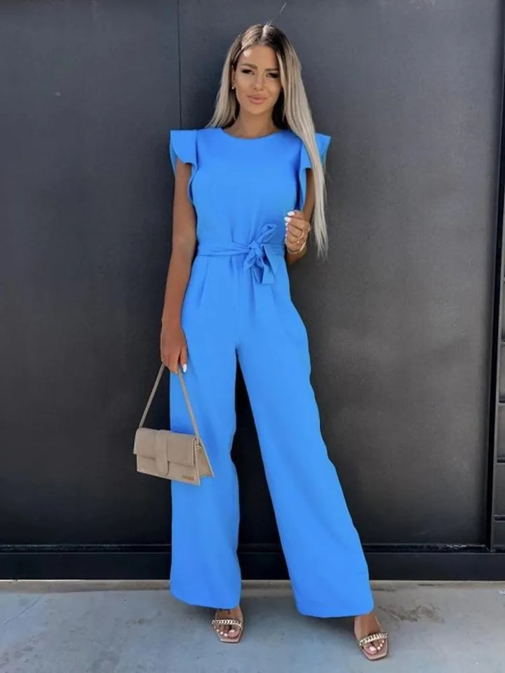 Eleganter Jumpsuit mit Gürtel für Damen