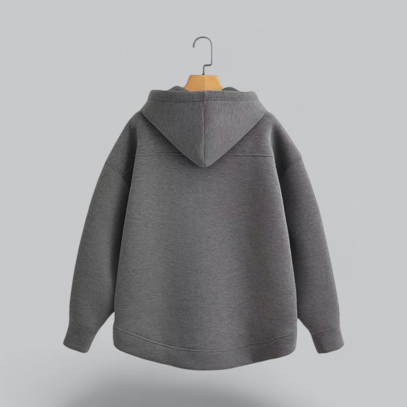 Klassische Zip-Up Jacke für Damen