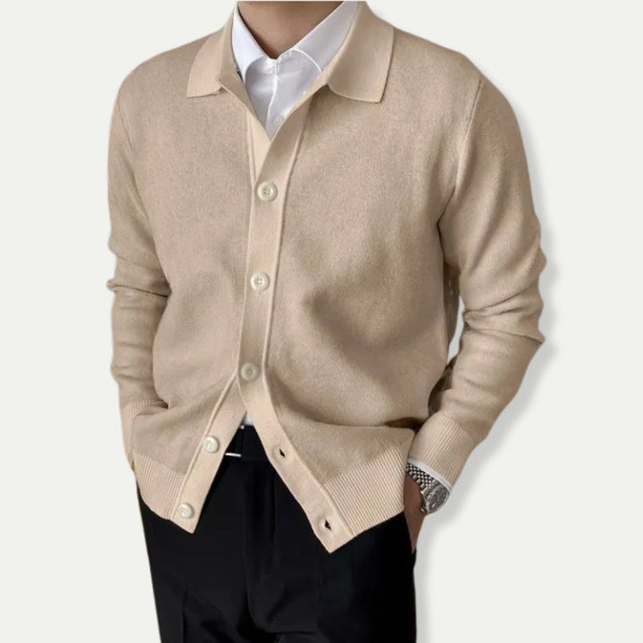 Elegante klassische Herren Strickjacke