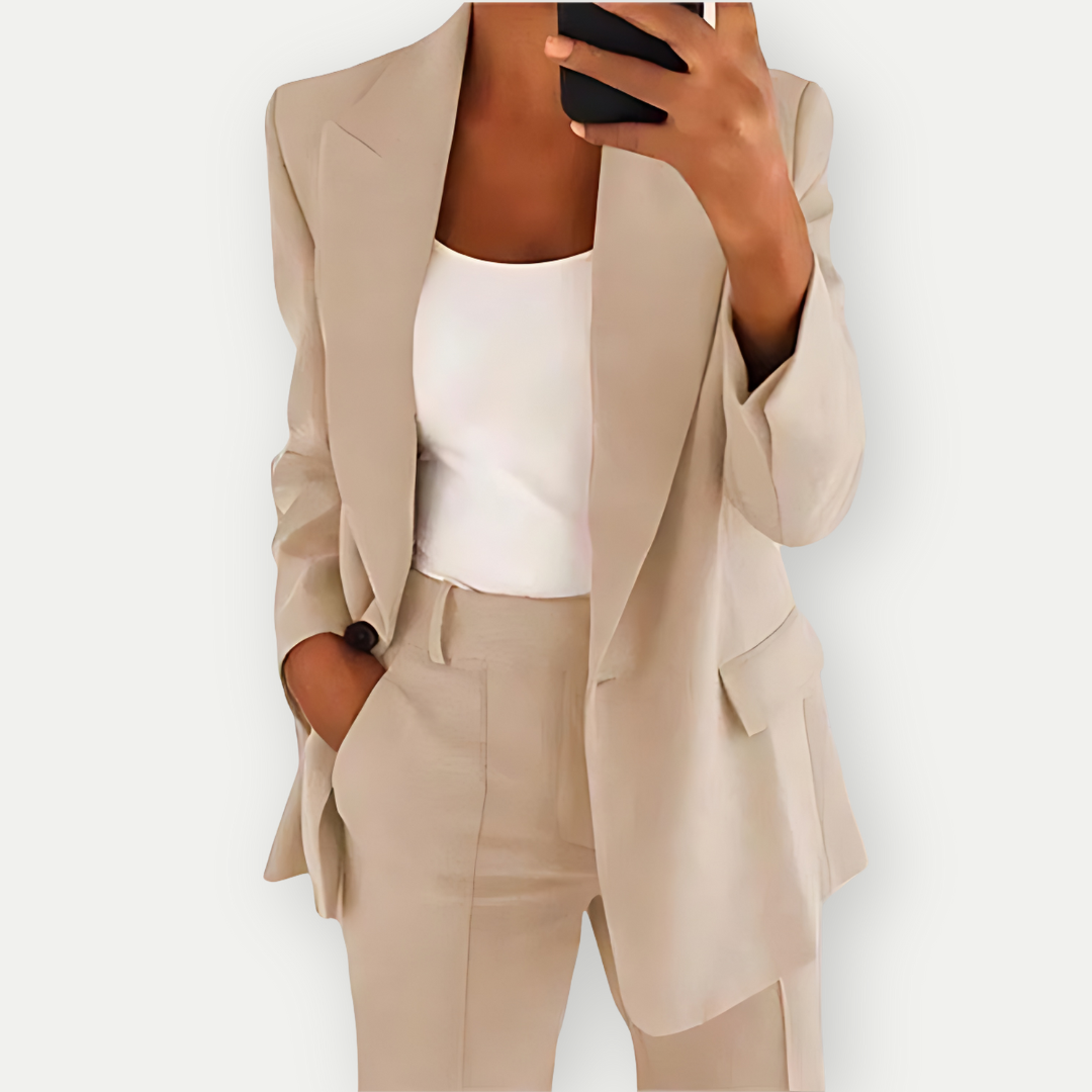 Blazer- und Hosenset für Damen