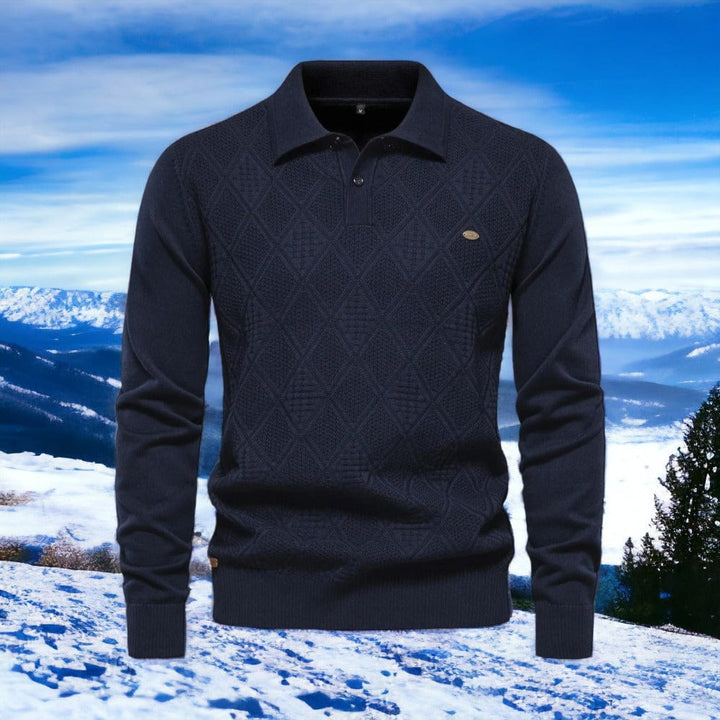 Herren Pullover mit Knöpfen