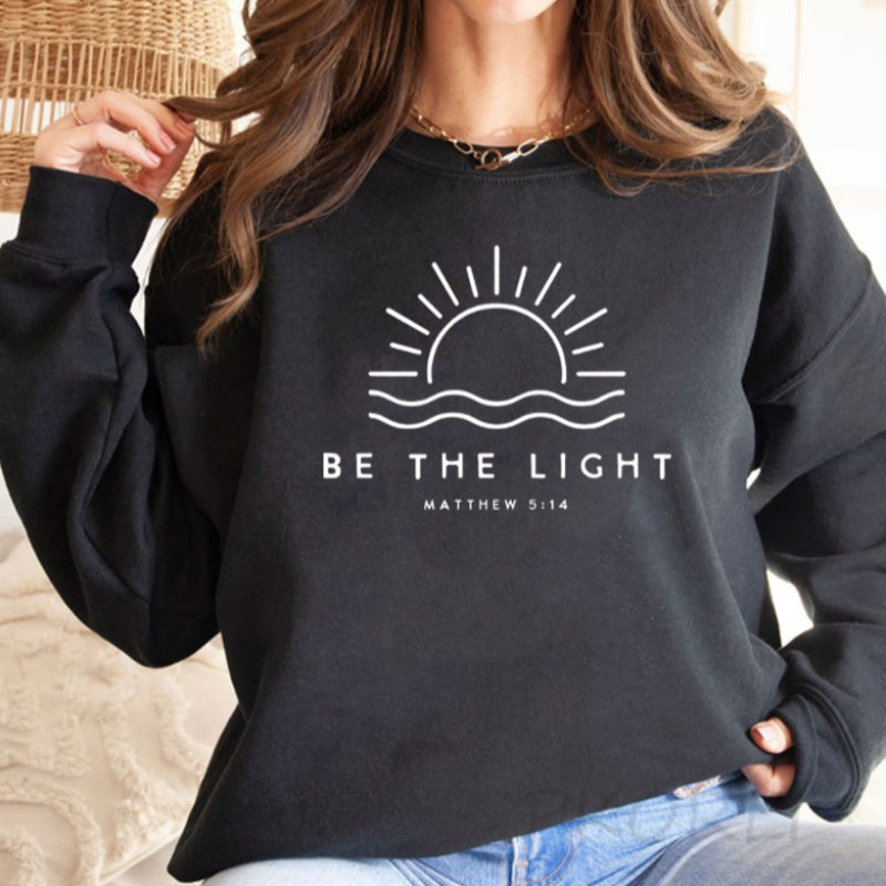 Front bedruckter Pullover für Damen