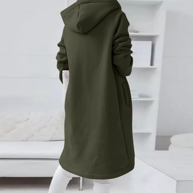 Kapuzenjacke mit Reißverschluss für Damen