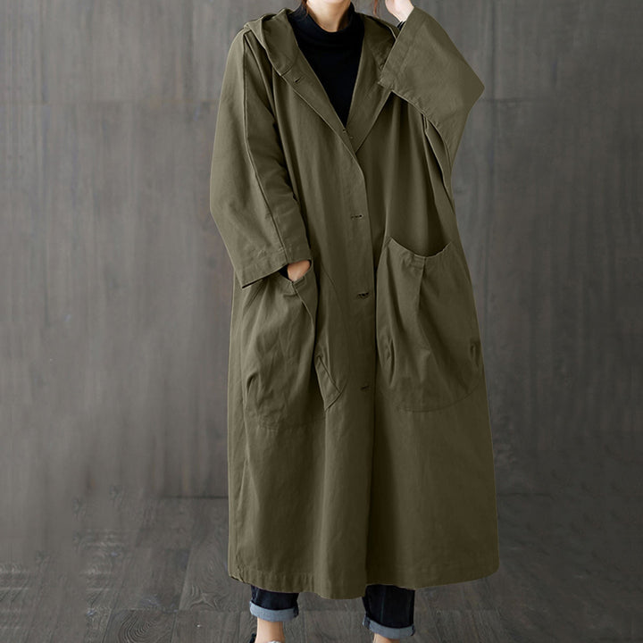 Trenchcoat mit Eingrifftaschen für Damen