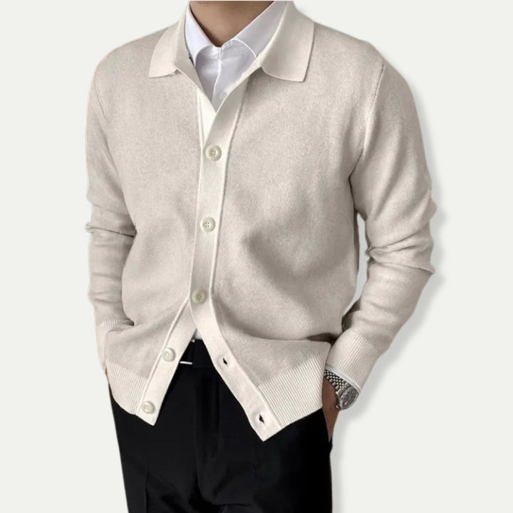 Elegante klassische Herren Strickjacke