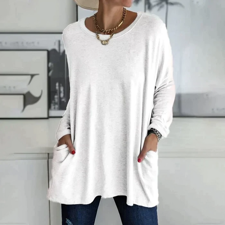 Pullover mit Fronttaschen für Damen
