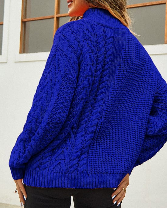 Strickpullover mit Rollkragen für Damen