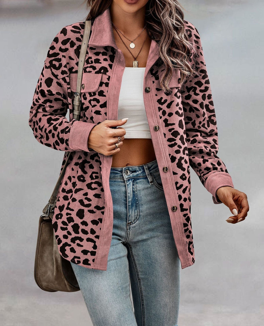 Leopardenjacke für Damen