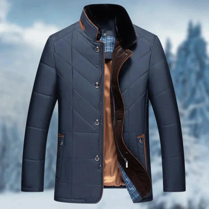 Herren-Winterjacke mit Stehkragen