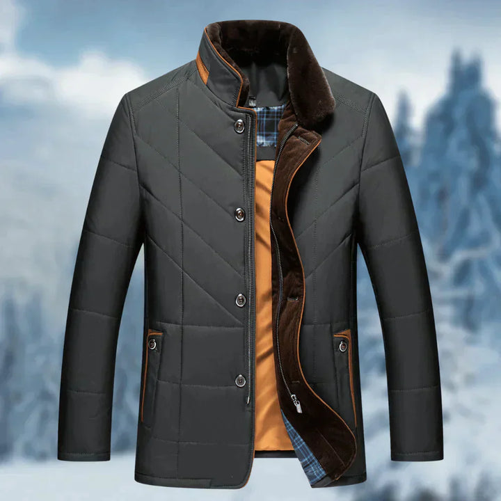 Herren-Winterjacke mit Stehkragen