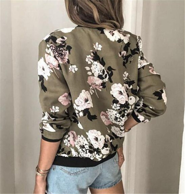 Geblümte Jacke für Damen