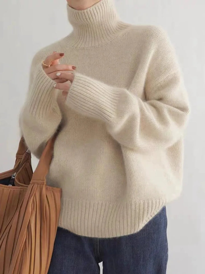 Damen Pullover mit Rollkragen