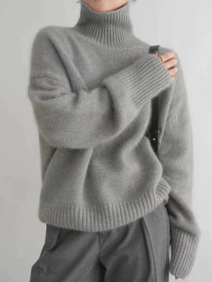 Damen Pullover mit Rollkragen