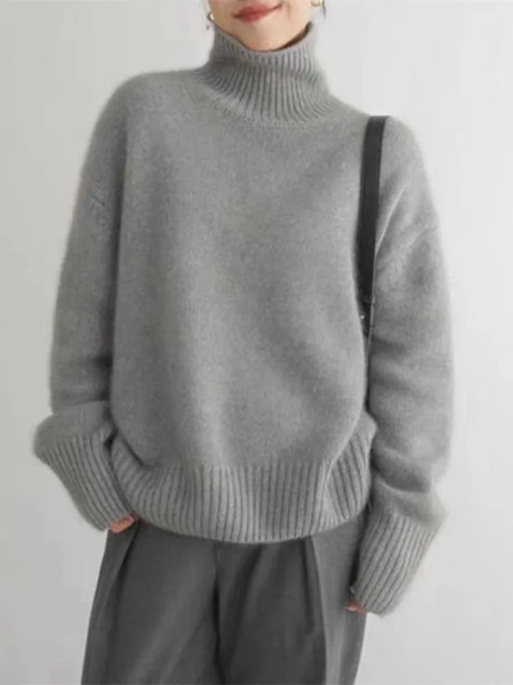 Damen Pullover mit Rollkragen