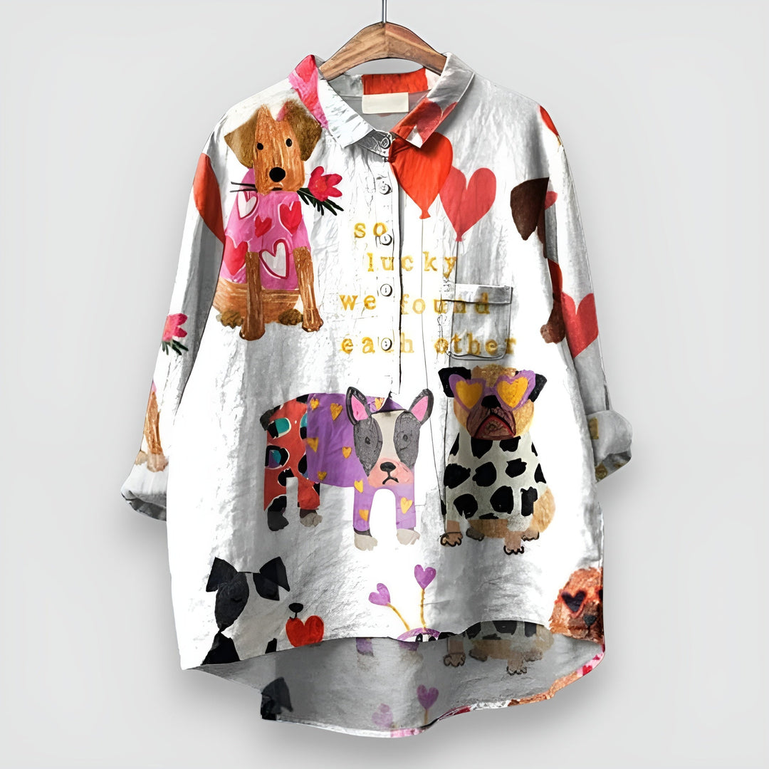 Amourtail™ Printed Blouse - Lisa New York