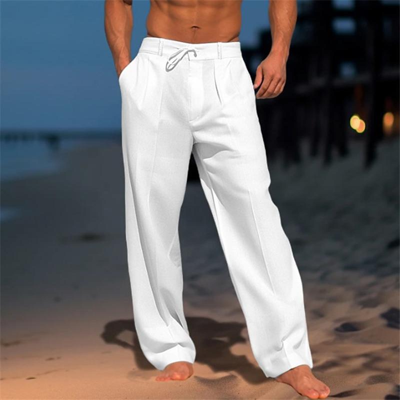 Luftige Herren Leinenhose