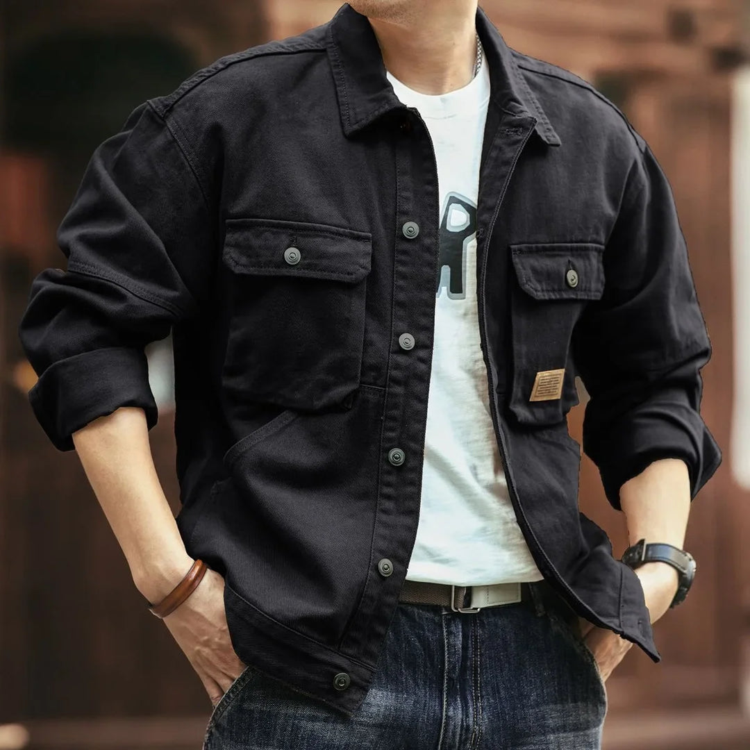 Klassische Herren Jeansjacke