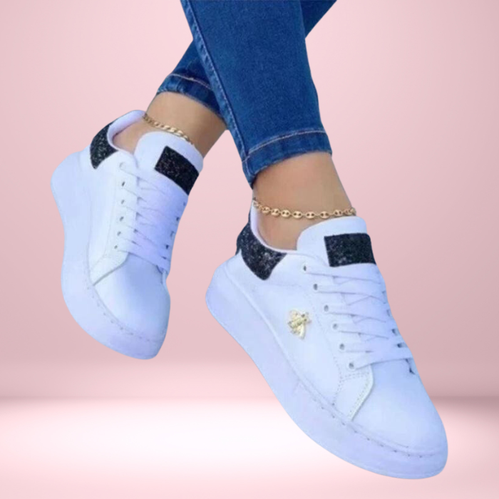 Glitzernde Turnschuhe für Damen