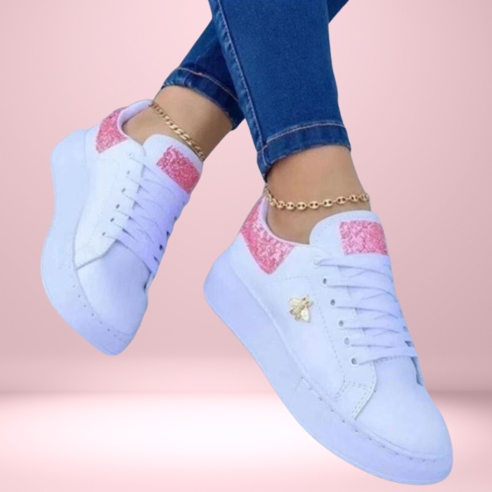 Glitzernde Turnschuhe für Damen